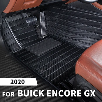 Обичай подложки, изработени от въглеродни влакна за Buick Encore GX 2020, carpeted floor, за краката, аксесоари за интериор на автомобила